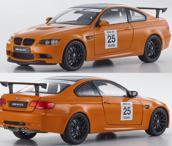 Kyosho 1/18 BMW M3 GTS (E92) Fire Orange No25
